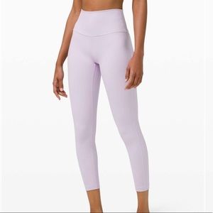 Lululemon Wunder Under High-Rise Tight 25" *Luxtreme in Lavender Dew
